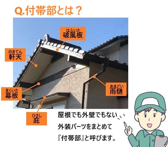 菊池市で屋根の葺き替え前に『付帯部塗装』を行っておきました